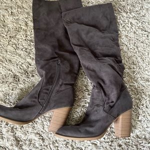 Up to the knee boots